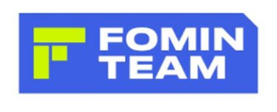 Товарный знак FOMIN TEAM, регистрация Роспатента № 1230937